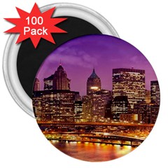 City Night 3  Magnets (100 Pack)