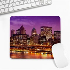 City Night Large Mousepads by BangZart