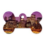 City Night Dog Tag Bone (One Side) Front