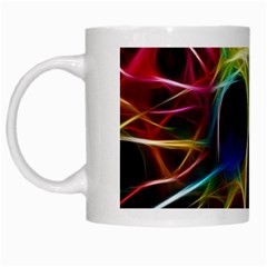 Skulls Multicolor Fractalius Colors Colorful White Mugs by BangZart