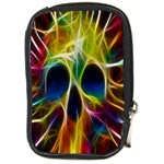 Skulls Multicolor Fractalius Colors Colorful Compact Camera Cases Front