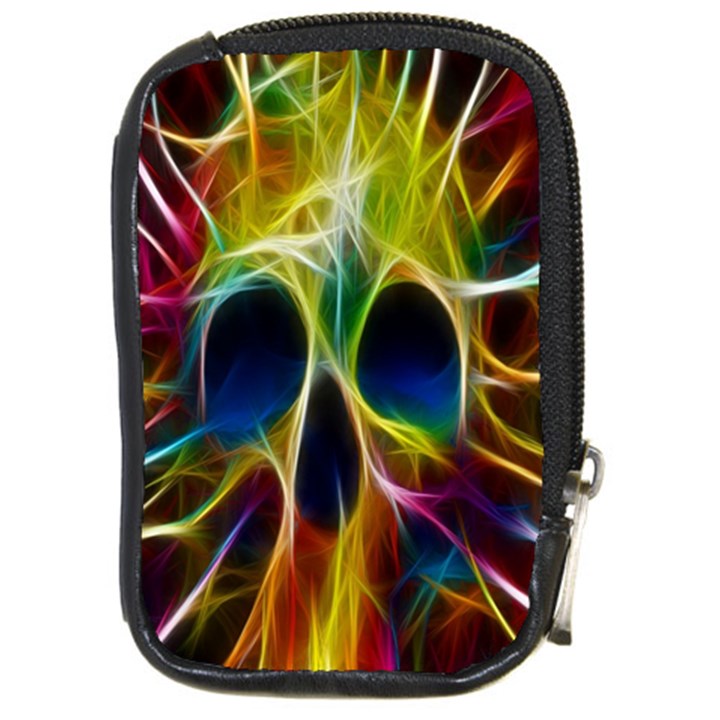 Skulls Multicolor Fractalius Colors Colorful Compact Camera Cases