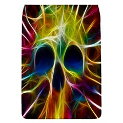 Skulls Multicolor Fractalius Colors Colorful Flap Covers (s)  by BangZart