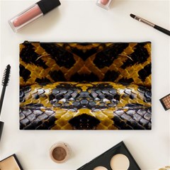 Textures Snake Skin Patterns Cosmetic Bag (large)  by BangZart