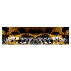 Textures Snake Skin Patterns Satin Scarf (oblong) by BangZart