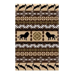 Lion African Vector Pattern Shower Curtain 48  X 72  (small)  by BangZart