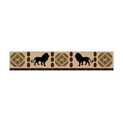 Lion African Vector Pattern Flano Scarf (mini) by BangZart