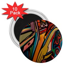 Vivid Colours 2 25  Magnets (10 Pack) 