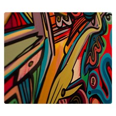 Vivid Colours Double Sided Flano Blanket (small) 