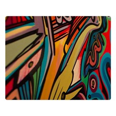 Vivid Colours Double Sided Flano Blanket (large) 