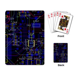 Technology Circuit Board Layout Playing Card by BangZart