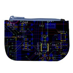 Technology Circuit Board Layout Large Coin Purse by BangZart