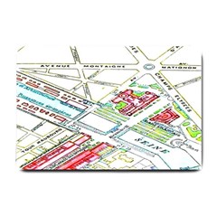 Paris Map Small Doormat  by BangZart