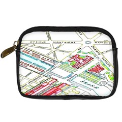 Paris Map Digital Camera Cases by BangZart