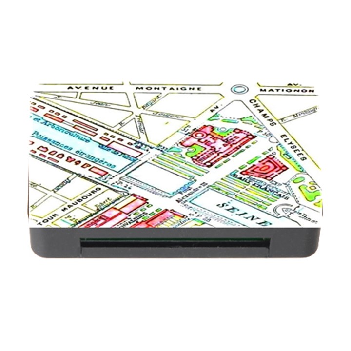 Paris Map Memory Card Reader with CF