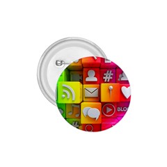 Colorful 3d Social Media 1 75  Buttons