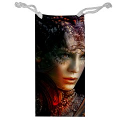 Digital Fantasy Girl Art Jewelry Bag by BangZart