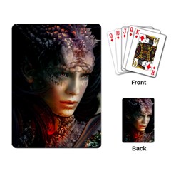 Digital Fantasy Girl Art Playing Card by BangZart