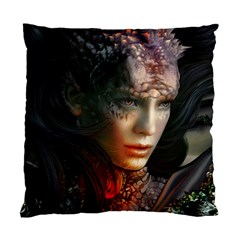 Digital Fantasy Girl Art Standard Cushion Case (one Side) by BangZart