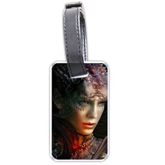 Digital Fantasy Girl Art Luggage Tags (one Side) 