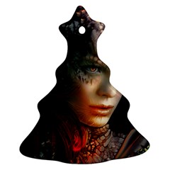 Digital Fantasy Girl Art Christmas Tree Ornament (two Sides) by BangZart