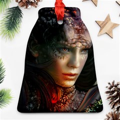 Digital Fantasy Girl Art Bell Ornament (two Sides) by BangZart