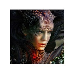 Digital Fantasy Girl Art Small Satin Scarf (square) by BangZart