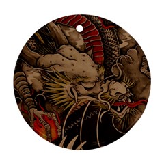 Chinese Dragon Ornament (round) by BangZart