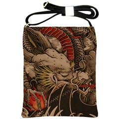 Chinese Dragon Shoulder Sling Bags by BangZart