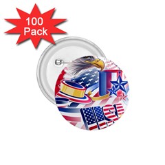 United States Of America Usa  Images Independence Day 1 75  Buttons (100 Pack)  by BangZart