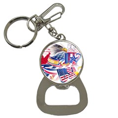 United States Of America Usa  Images Independence Day Button Necklaces by BangZart