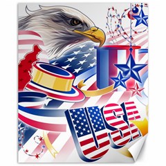 United States Of America Usa  Images Independence Day Canvas 11  X 14   by BangZart