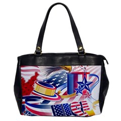 United States Of America Usa  Images Independence Day Office Handbags by BangZart