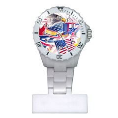 United States Of America Usa  Images Independence Day Plastic Nurses Watch by BangZart