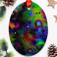 Full Colors Oval Ornament (two Sides) by BangZart