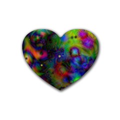 Full Colors Rubber Coaster (heart)  by BangZart