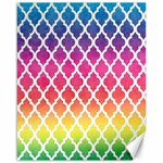 Colorful Rainbow Moroccan Pattern Canvas 16  x 20   15.75 x19.29  Canvas - 1