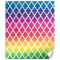 Colorful Rainbow Moroccan Pattern Canvas 20  X 24   by BangZart