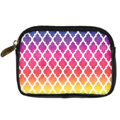 Colorful Rainbow Moroccan Pattern Digital Camera Cases by BangZart