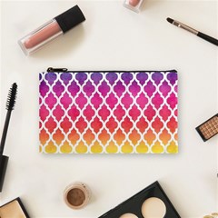 Colorful Rainbow Moroccan Pattern Cosmetic Bag (small)  by BangZart