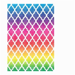 Colorful Rainbow Moroccan Pattern Small Garden Flag (two Sides) by BangZart