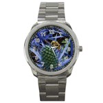 Chihuly Garden Bumble Sport Metal Watch Front