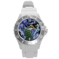 Chihuly Garden Bumble Round Plastic Sport Watch (l) by BangZart