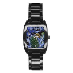 Chihuly Garden Bumble Stainless Steel Barrel Watch by BangZart