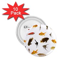 Goldfish 1 75  Buttons (10 Pack) by BangZart