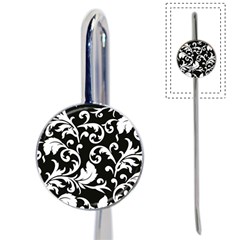 Vector Classicaltr Aditional Black And White Floral Patterns Book Mark by BangZart