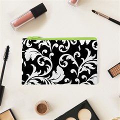 Vector Classicaltr Aditional Black And White Floral Patterns Cosmetic Bag (xs) by BangZart