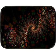 Multicolor Fractals Digital Art Design Double Sided Fleece Blanket (mini)  by BangZart