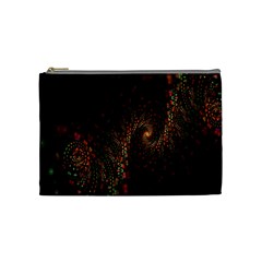 Multicolor Fractals Digital Art Design Cosmetic Bag (medium) 