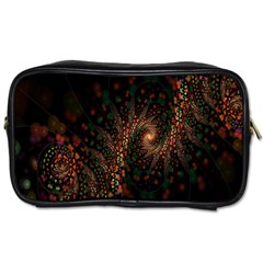 Multicolor Fractals Digital Art Design Toiletries Bags 2-side by BangZart